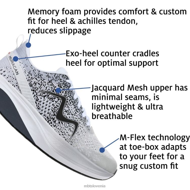 huracan-3000 bela/siva 66H2T33 MBT moški tekaški čevlji
