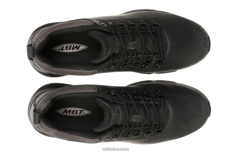 terra črna črno usnje 66H2T74 MBT moški tekaški čevlji