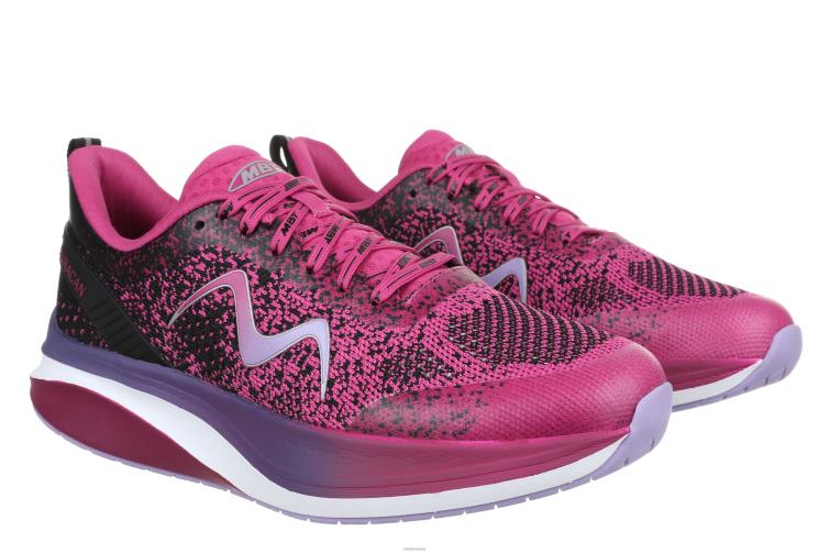 huracan-3000 vezalke črna/cvet orhideje 66H2T150 MBT ženske tekaški čevlji