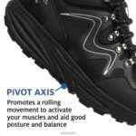 navada x gtx črna Črna 66H2T96 MBT moški tekaški čevlji - slika 4